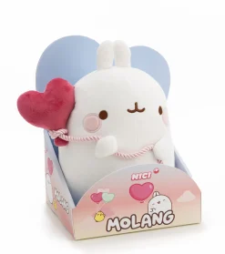 Soft Toy MOLANG 16cm with heart-shaped balloon in gift box