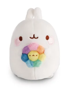 Soft Toy MOLANG 12cm with rainbow flower