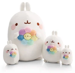 Soft Toy MOLANG 48cm with rainbow flower
