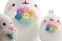 Soft Toy MOLANG 16cm with rainbow flower in gift box