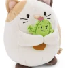 Soft toy mymochi Cat Angy 16cm with cactus in gift box