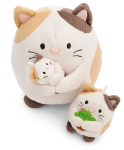 Soft toy mymochi Cat Angy 16cm with cactus in gift box