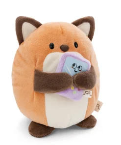 Soft toy mymochi Fox Geeks 27cm with video game