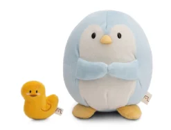 Soft toy mymochi Penguin Waddle 16cm with duck in gift box