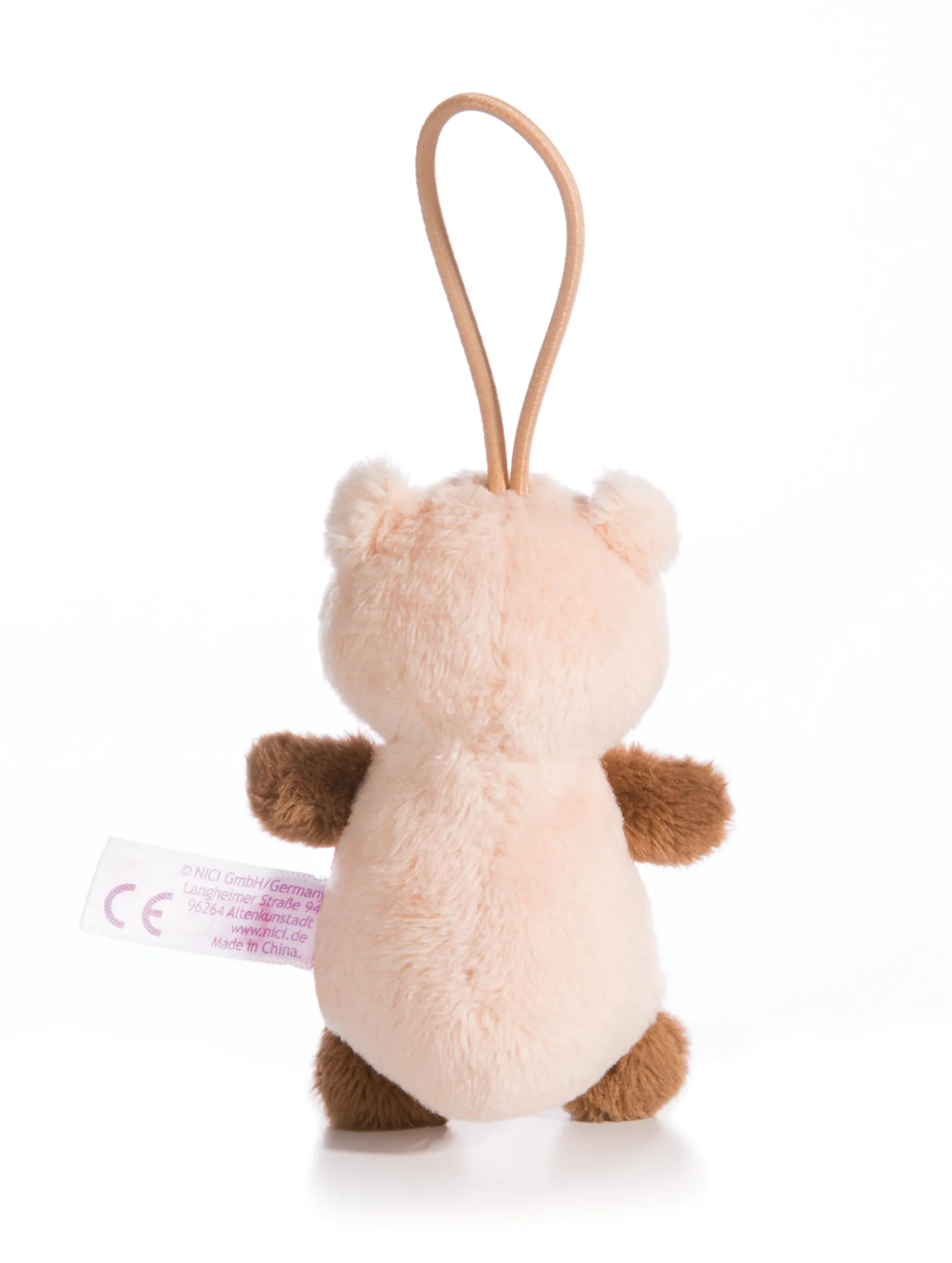 Soft Toy Pig "Gute Fahrt" with loop