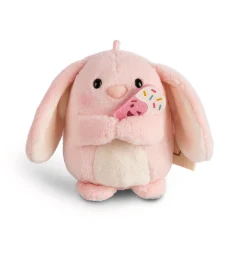 Soft Toy Set Bunny Pibu with soft ice cream and strawberry costume in gift box