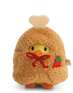 Soft Toy Set Chick Tschieps with chili-sauce and chicken leg costume in gift box