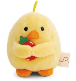 Soft Toy Set Chick Tschieps with chili-sauce and chicken leg costume in gift box