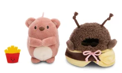 Soft toy Set mymochi Bear Nomo with french fries and bee costume