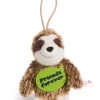 Soft Toy Sloth "Friends forever" with loop