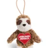 Soft Toy Sloth "Lieblingsmensch" with loop