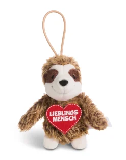 Soft Toy Sloth "Lieblingsmensch" with loop