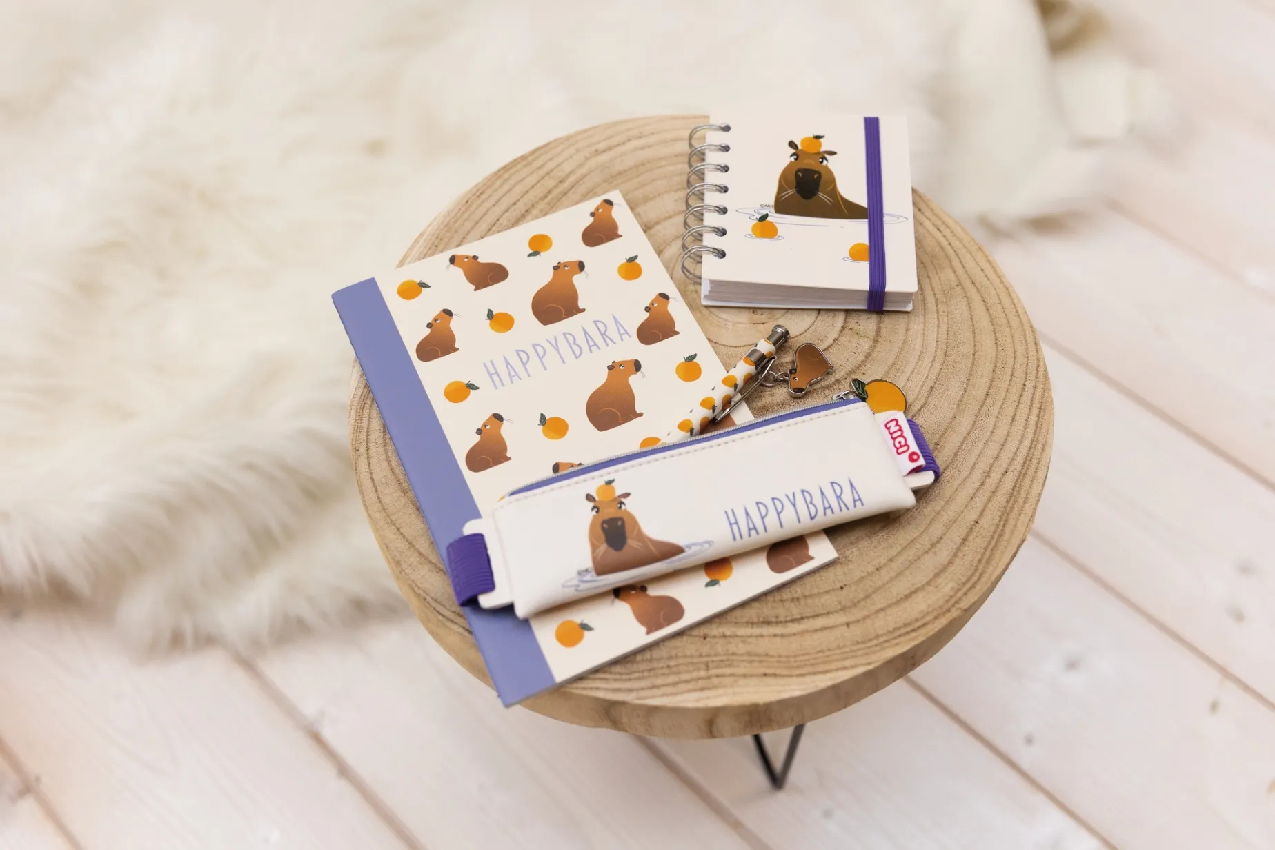 Spiral Notebook Capybara "Happybara"